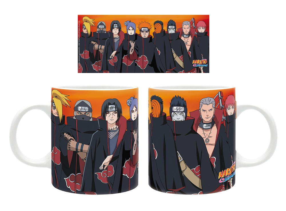 NARUTO SHIPPUDEN - Pck Mug320ml + Keyring PVC + Notebook Naruto