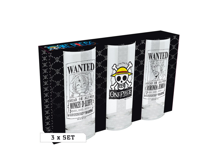 One Piece Glasses Set 3 X 290ml One Piece Otakustore Gr